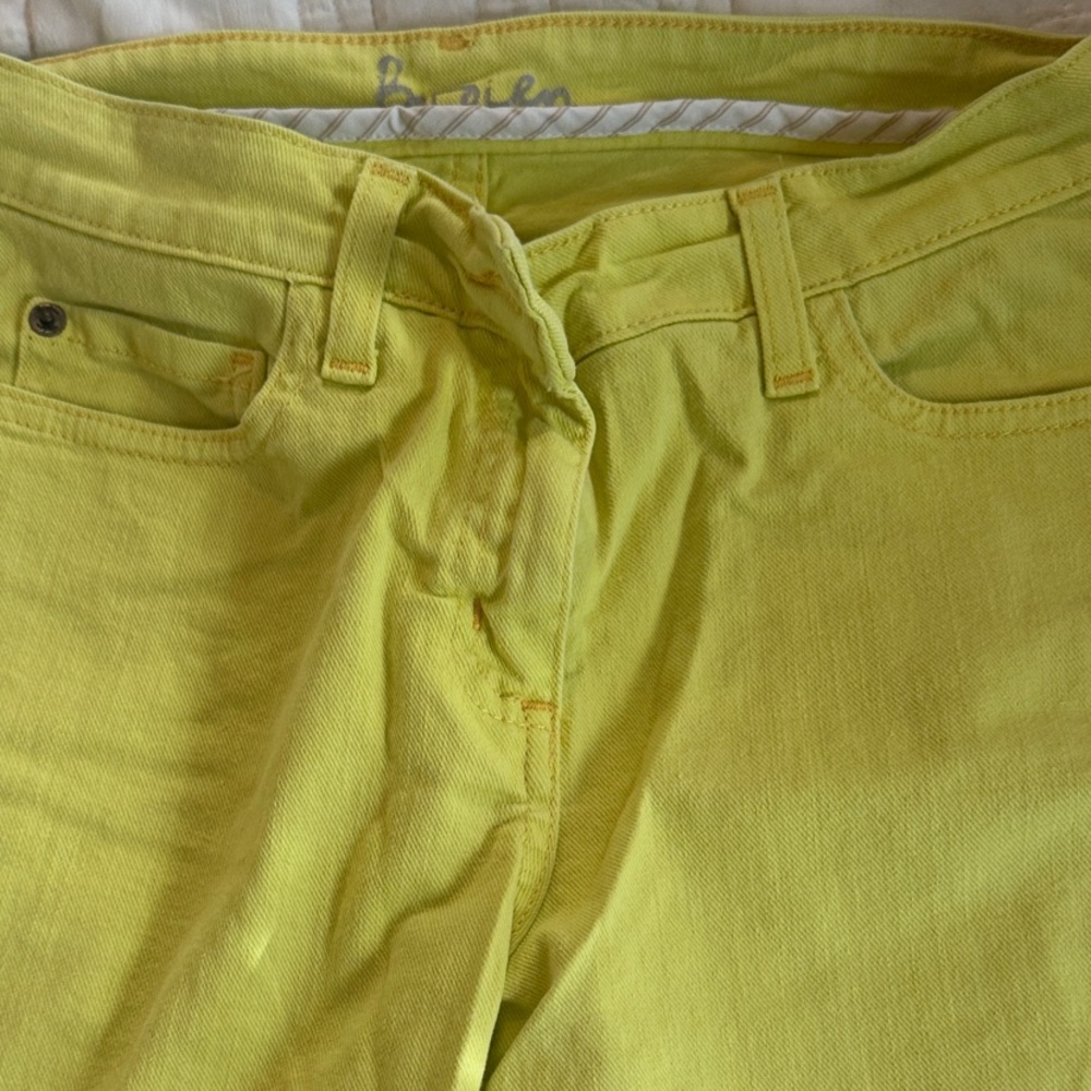 Boden Women's Bright Yellow Skinny Jeans